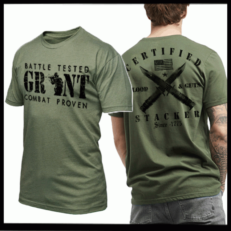 Certified Body Stacker Infantry T-Shirt