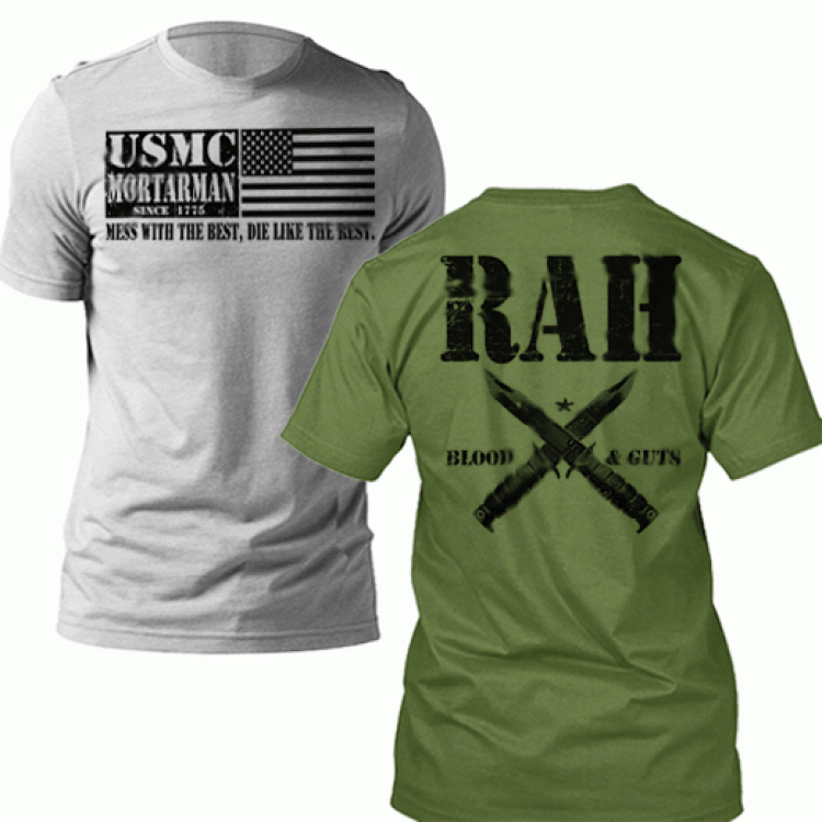 USMC 0341 Mortarman Combat T-Shirt