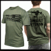 US Military Combat Veteran Machine Gun T-Shirt