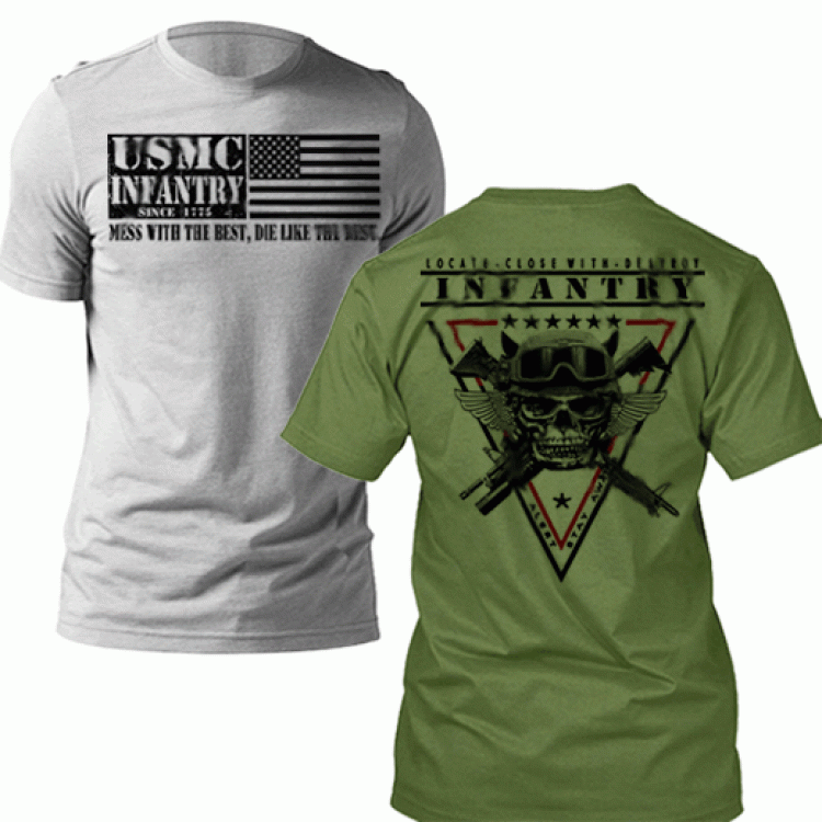 USMC 0311 Infantry Death Dealer T-Shirt