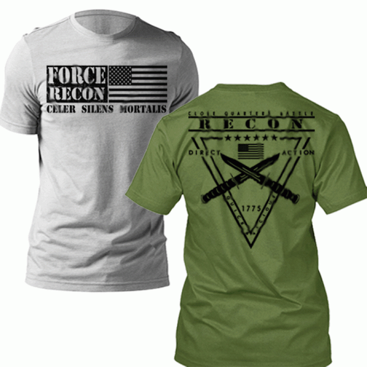 USMC Recon Combat Knife T-Shirt