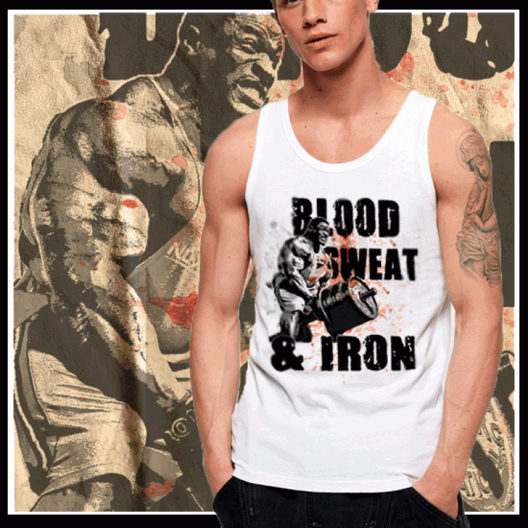 Blood Sweat And Iron Gym T-Shirt