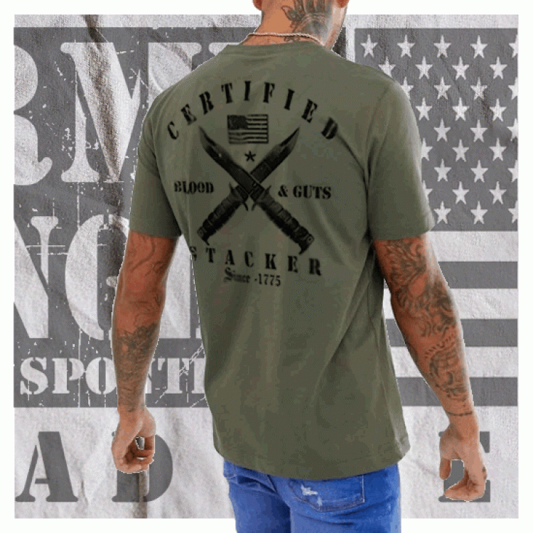 Army Ranger Certified Stacker T-Shirt