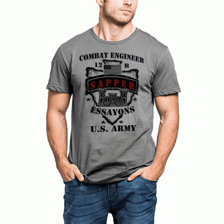 Combat Engineer 12B Essayons T-Shirt