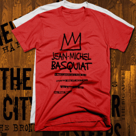 Jean Michel Basquiat Crown Symbol T-Shirt