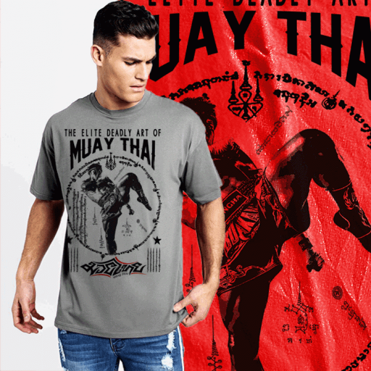 Muay Thai Knee Kick t shirt