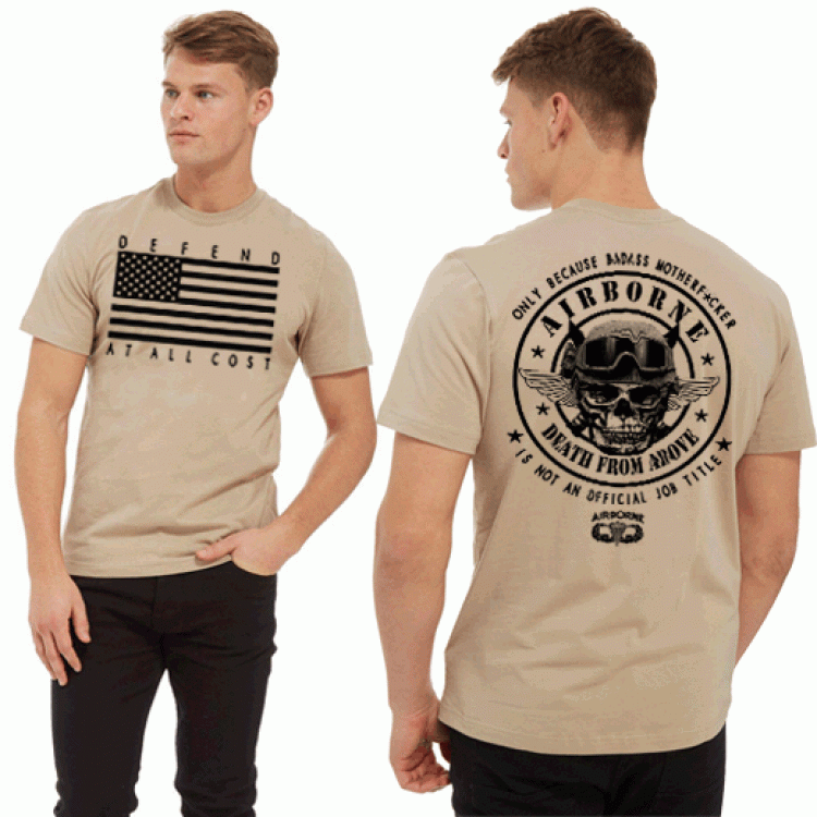 Army Airborne Paratrooper Death From Above T-Shirt