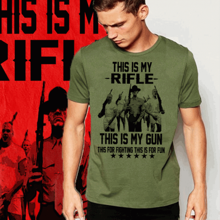 USMC Infantry Full Metal Jacket This Is My Rifle T-Shirt