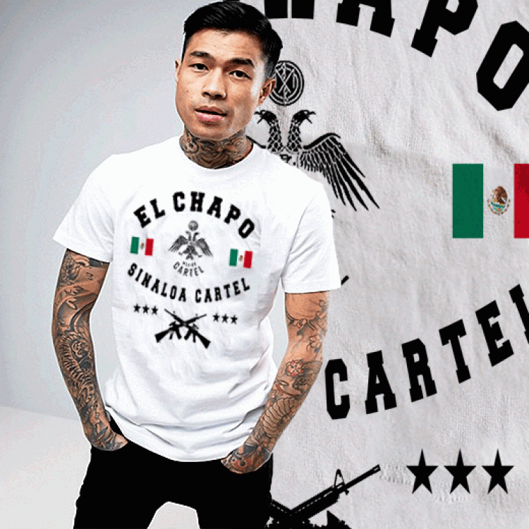 El Chapo Guzman Sinaloa Cartel Logo T-Shirt
