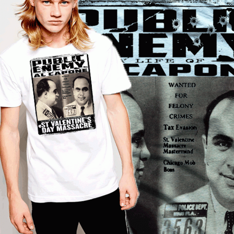 Al Capone Mugshot T-Shirt
