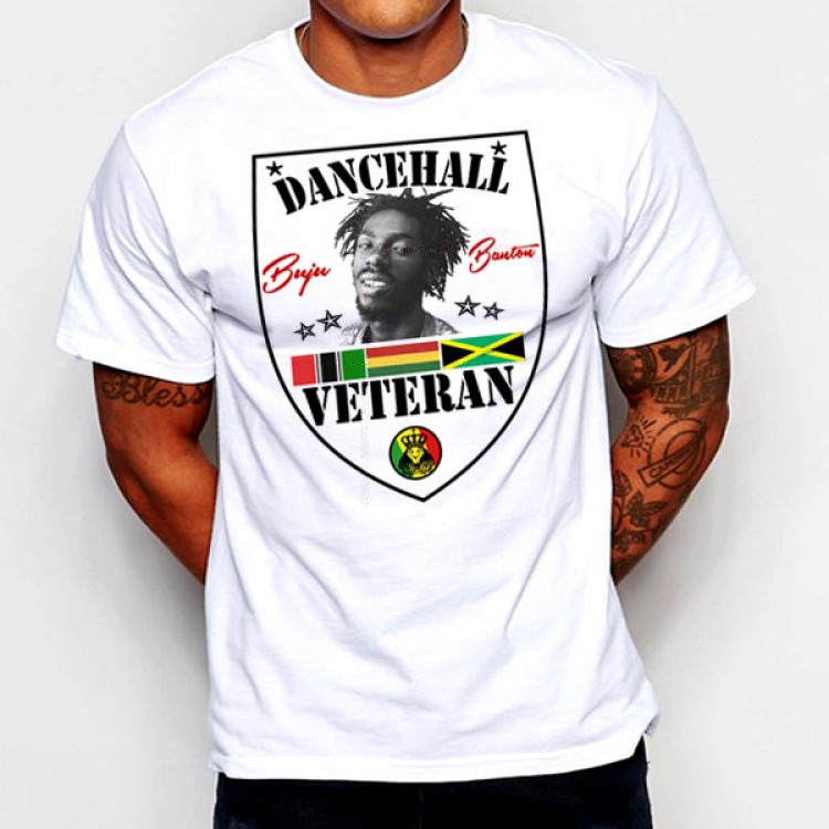 Buju Banton dancehall veteran reggae t-shirt