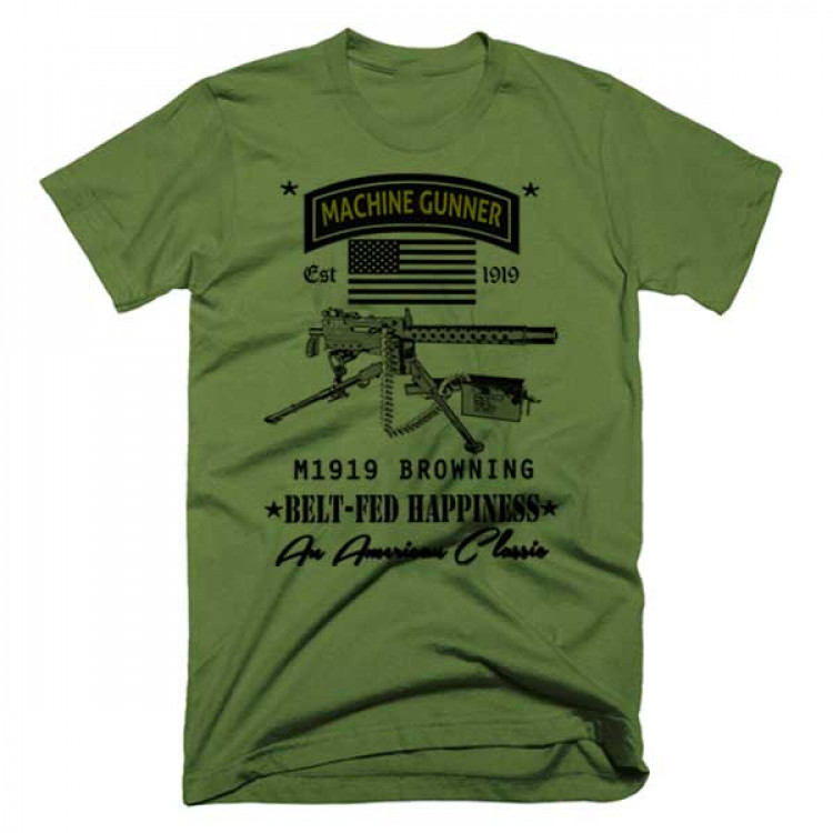 Military Machine Gunner T-Shirt II