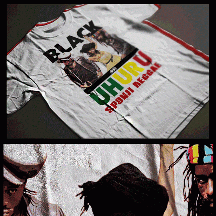 Black uhuru sponjii reggae t-shirt