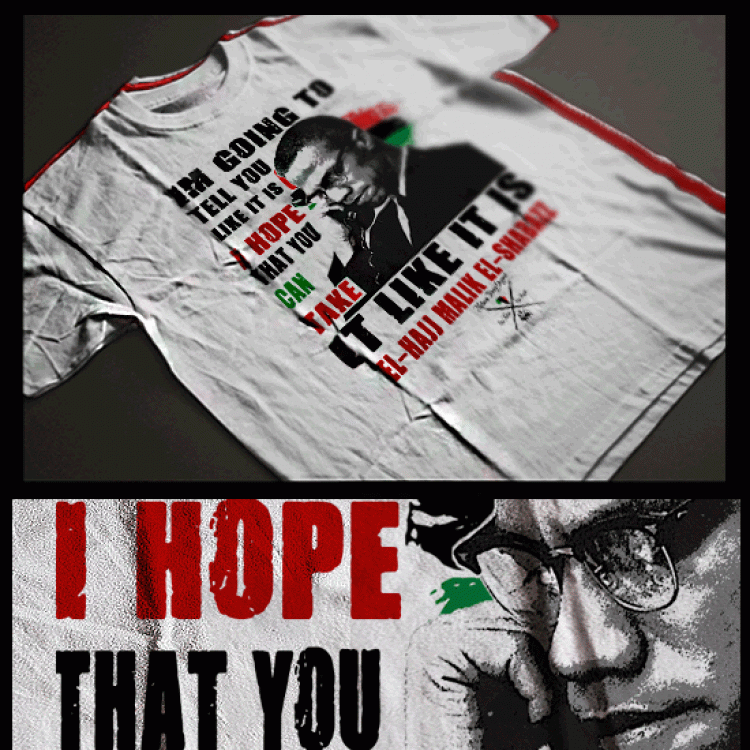 Malcolm X t-shirt