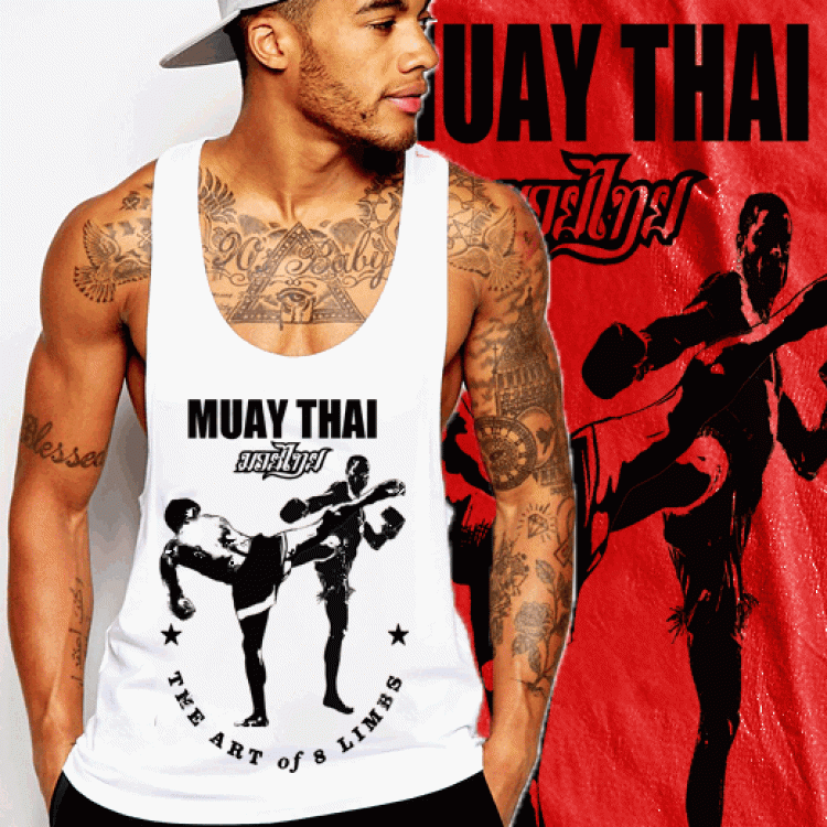 Thai Boxing T-Shirt Muay Thai Full Contact Lethal Head Kick
