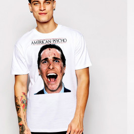 American Psycho t-shirt Christian Bale serial killer Horror movie 
