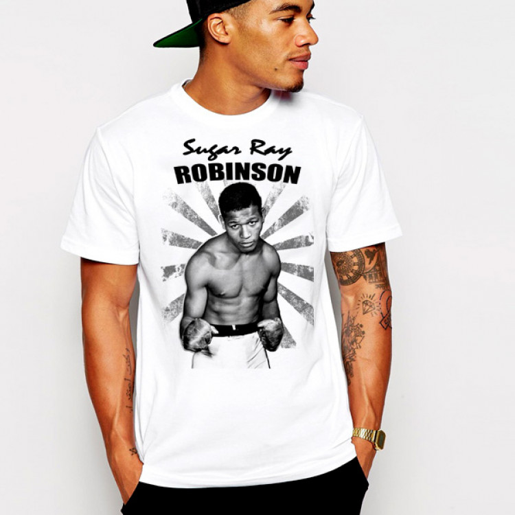 Sugar Ray Robinson t-shirt retro boxing 