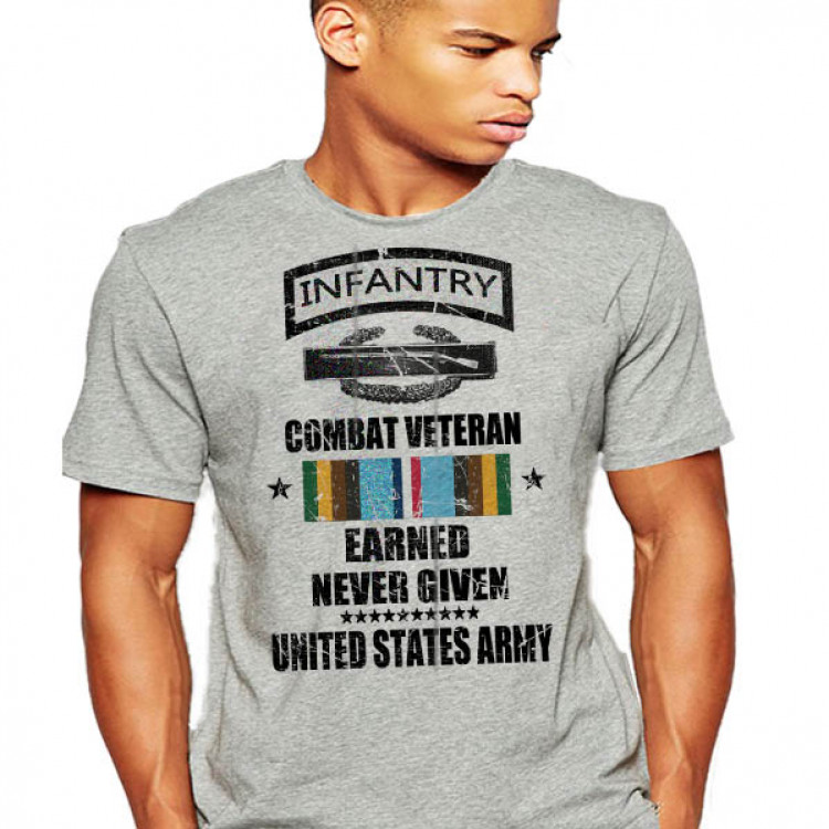  US Army Infantry T-Shirt Armed Forces Expeditionary Ribbon