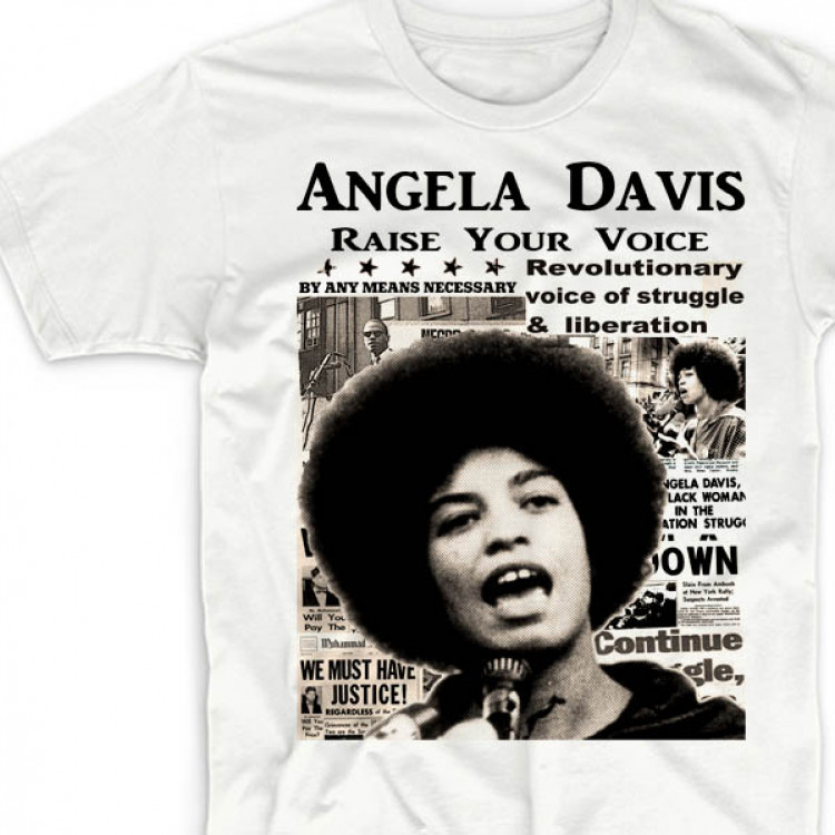 Angela Davis T-shirt Black History Month Icon