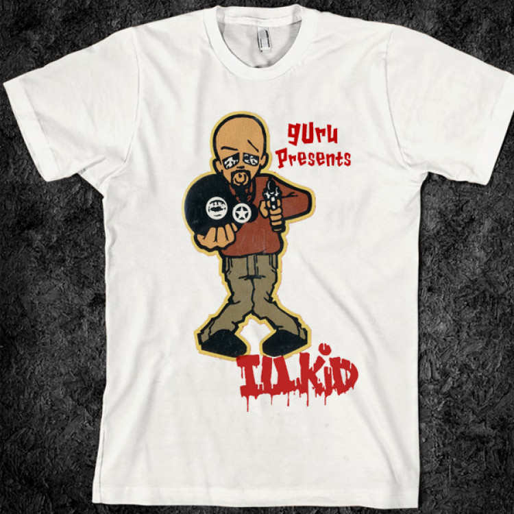 Gangstarr t-shirt guru presents illkid 
