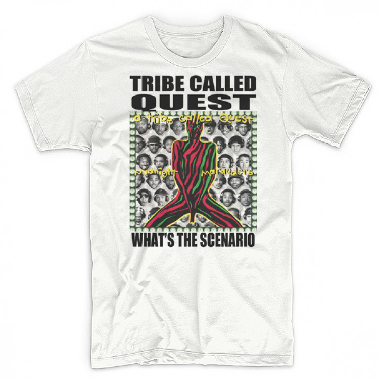 Tribe called quest t-shirt what’s the scenario hip hop tee