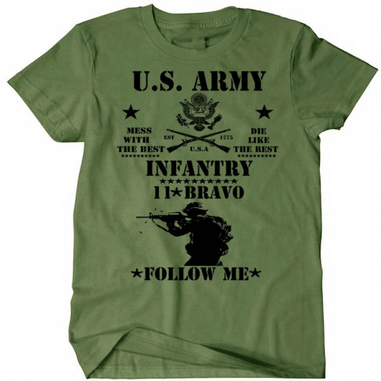 US Army Infantry T-Shirt 11 Bravo