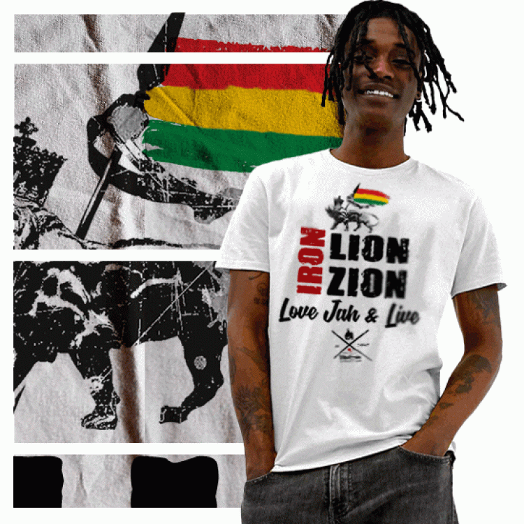 Iron Lion Zion Rasta T-Shirt