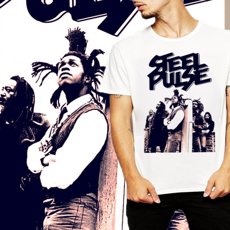 Retro Steel Pulse Roots Reggae T-shirt