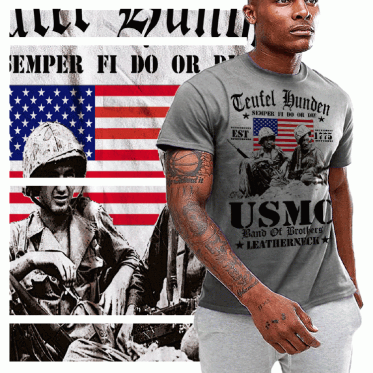 USMC Teufelhunden T-Shirt