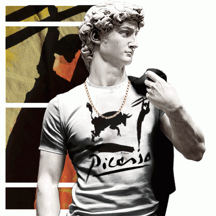 Picasso Matador Bullfighter T-Shirt