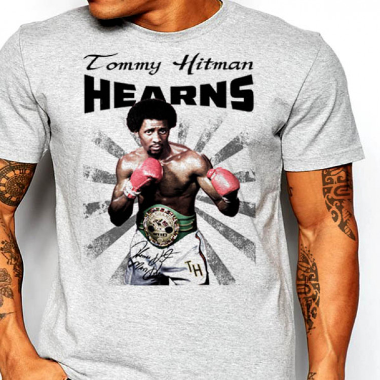 Tommy Hearns T-Shirt The Hitman Men Cotton Tee