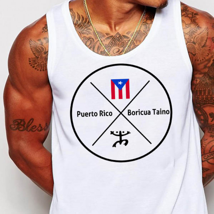 Puerto Rican flag and coqui minimalist design t-shirt